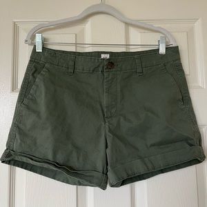 Green shorts